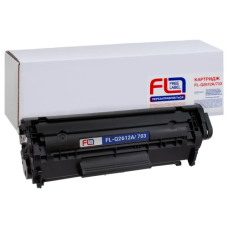 Картридж для лазерного принтера (тонерний картридж) Free Label FL-Q2612A/703 HP 12A Q2612A, чорний, 2000 сторінок