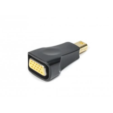 Перехідник відео (адаптер) Cablexpert A-mDPM-VGAF-01 чорний