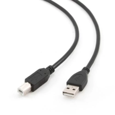 Кабель USB для принтера (USB-провід) Cablexpert CCP-USB2-AMBM-10 3 м, чорний