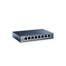 Комутатор (світч) TP-Link TL-SG108 8×100/1000 Мбіт/с, металевий, некерований
