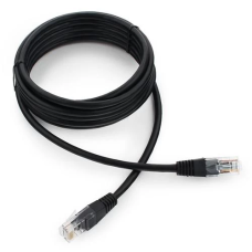 Мережевий патч-корд (LAN-кабель) Cablexpert PP12-3M/BK 3 м, чорний