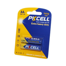 Батарейка AA (R6) (сольова батарейка) PKCELL R6P-2B 2 шт, 1,5 В