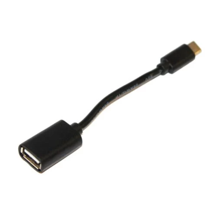Кабель-перехідник USB AF — Type-C Atcom 14716, 10 см