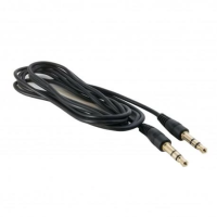 Кабель AUX (аудіокабель) Extradigital KBA1681 1,5 м, чорний