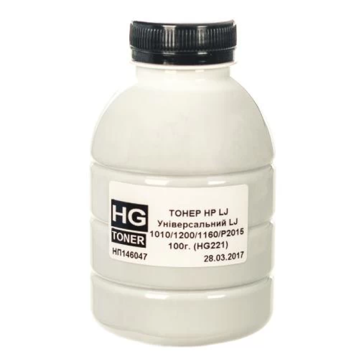 Тонер HG HG221 для принтерів HP 1010–5000, 100 г