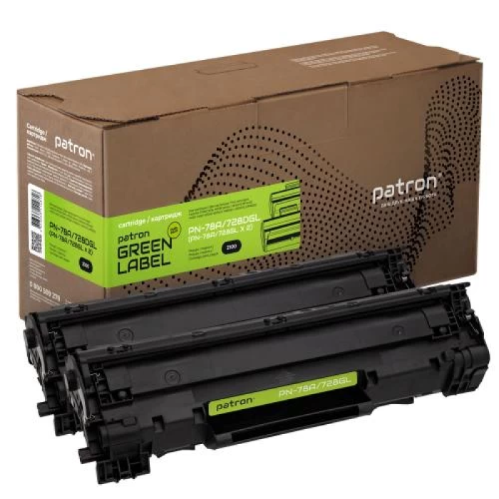 Тонер-картридж Patron PN-78A/728DGL Canon 728 Dual Pack