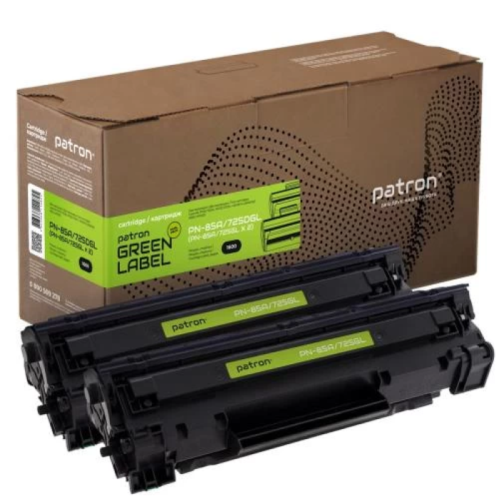 Сумісний чорний картридж Canon 725 Patron Dual Pack