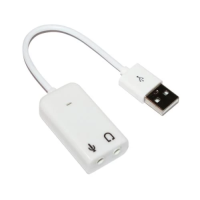 Звукова карта (зовнішня аудіокарта) Dynamode C-Media 108 USB 2.0, 7.1, White