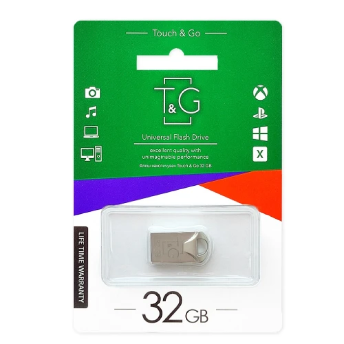 Металева USB-флешка T&G Metal TG106 на 32 ГБ