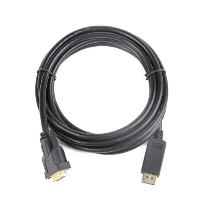 Відеокабель Cablexpert DisplayPort — DVI-D, чорний, 3 м