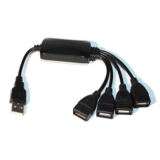 Хаб USB (концентратор USB) Lapara LA-UH803-A чорний, 4 порти USB 2.0