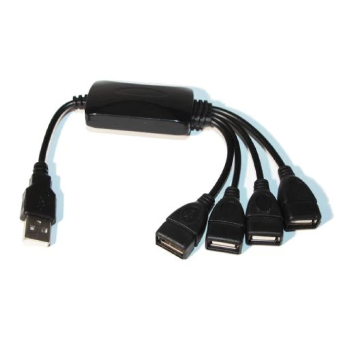 USB-хаб Lapara LA-UH803-A чорного кольору з 4 портами USB 2.0