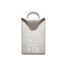 Флешка USB (USB-накопичувач) T&G Metal TG106 4 ГБ срібляста USB 2.0