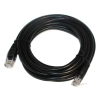 Мережевий патч-корд (LAN-кабель) Cablexpert PP12-5M/BK 5 м чорний