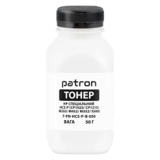 Тонер для принтера (тонерний порошок) Patron PN-HCS-P-B-050 для HP і Canon, чорний, 50 г