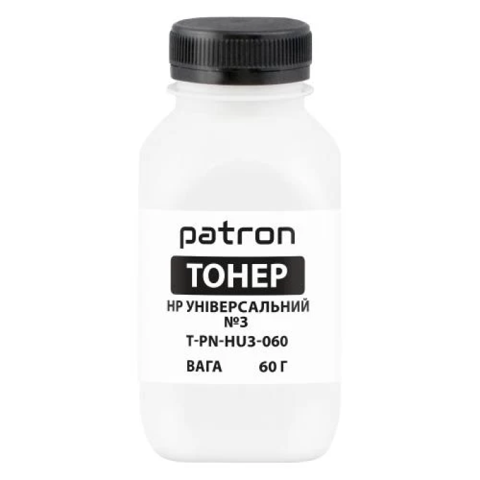 Універсальний тонер Patron PN-HU3-060 для принтерів HP, 60 г