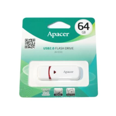 Флешка USB (USB-накопичувач) Apacer AH333 64 ГБ, біла, USB 2.0
