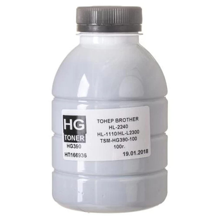 Тонер HG390 для лазерних принтерів Brother, 100 г