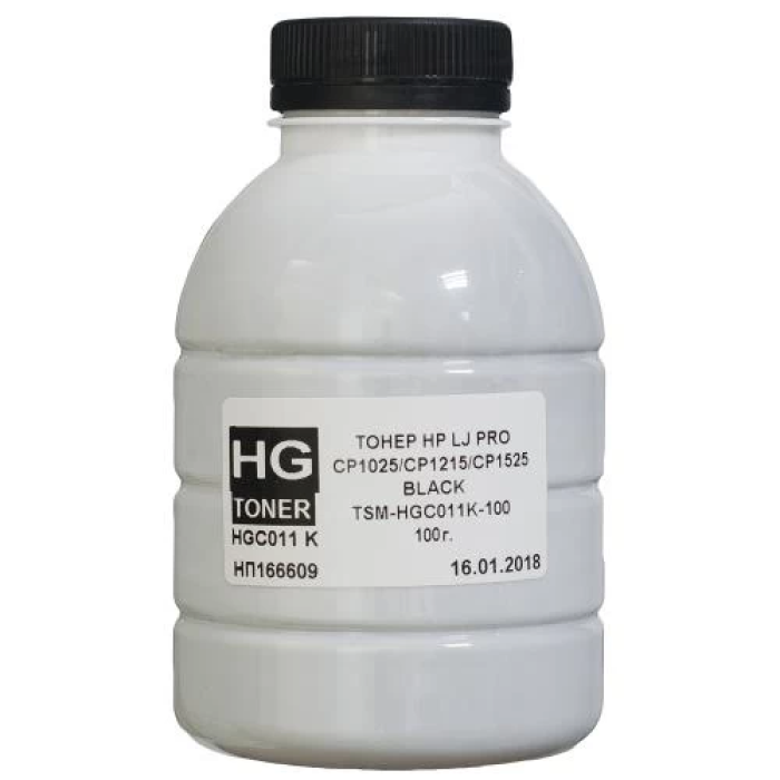 Чорний тонер HG TSM-HGC011K-100 для принтера, 100 г