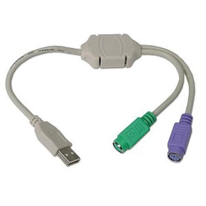 USB-перехідник Cablexpert UAPS12 з портом PS/2, 30 см