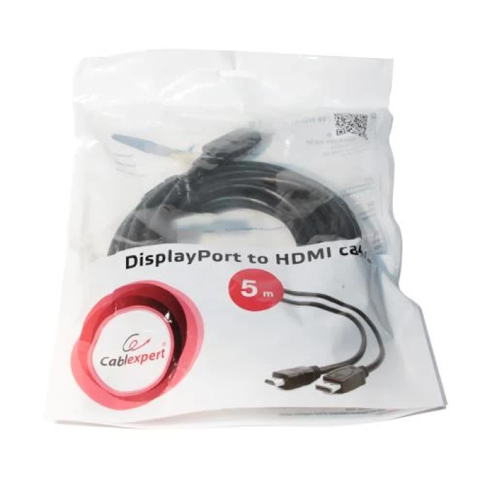Кабель Cablexpert DisplayPort–HDMI довжиною 5 метрів