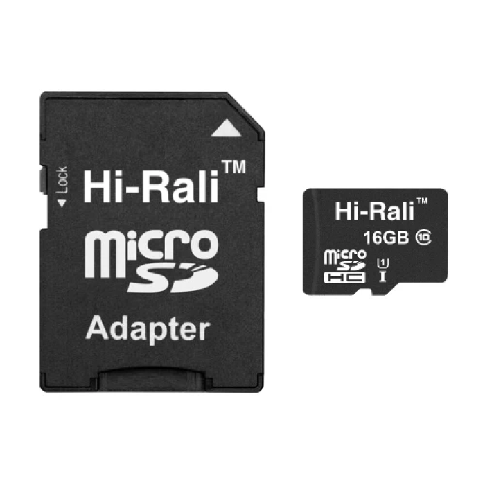 Карта пам’яті Hi-Rali microSDHC на 16 ГБ