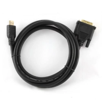 Кабель HDMI–DVI (відеокабель) Cablexpert CC-HDMI-DVI-6 1,8 м, чорний