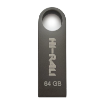 Флеш-накопичувач USB (USB-флешка) Hi-Rali Shuttle 64 ГБ, чорний