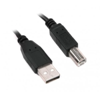 Кабель USB для принтера (USB-кабель) Maxxter U-AMBM-15 4,5 м чорний