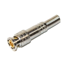 Конектор BNC (BNC-розʼєм) Voltronic BNC-M металевий з пружиною та гвинтовим наконечником