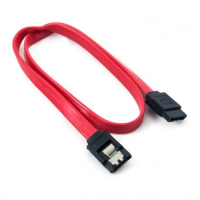 Кабель SATA (SATA-шлейф) Extradigital KBD1659 червоний, 50 см, із засувками