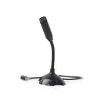 Настільний мікрофон (мікрофон на підставці) Gembird MIC-D-02 Black