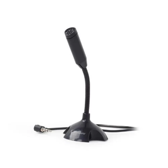 Настільний мікрофон Gembird MIC-D-02 Black на підставці
