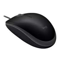 Миша (комп'ютерна миша) Logitech B110 Silent чорна, 1000 dpi