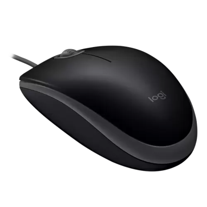 Logitech B110 Silent — тиха чорна миша для роботи