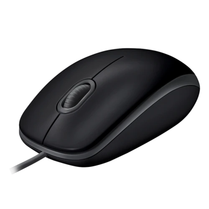 Logitech B110 Silent — тиха чорна миша для роботи