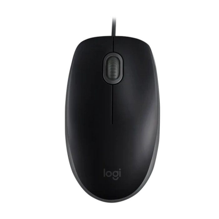 Logitech B110 Silent — тиха чорна миша для роботи