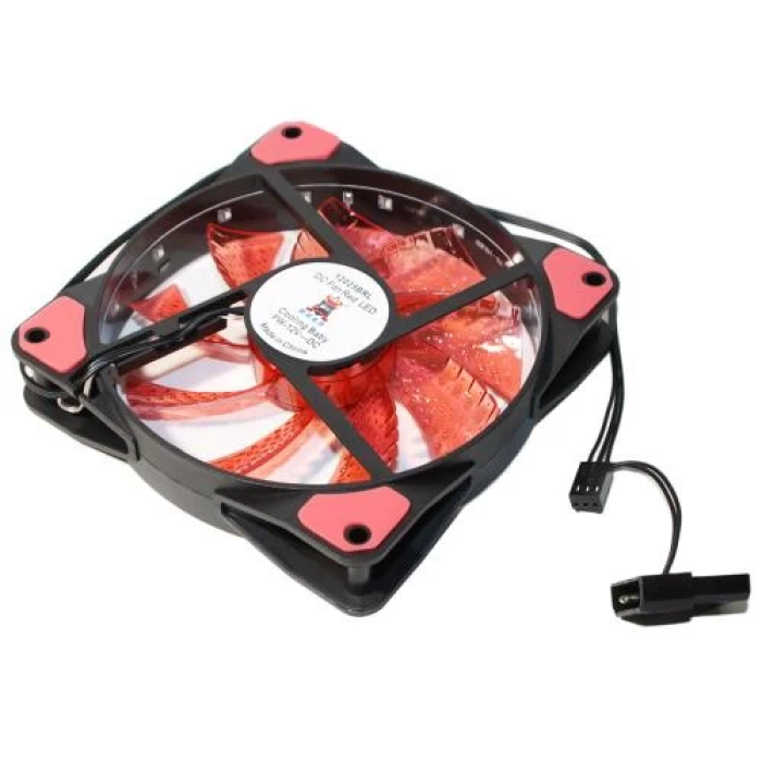 Корпусний вентилятор Cooling Baby 12025BRL 120 мм із червоним LED
