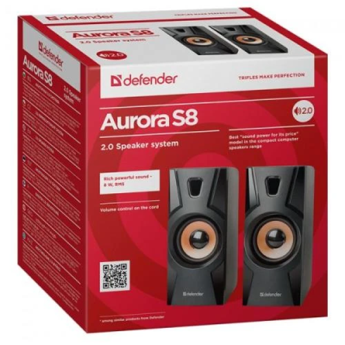Комп’ютерні колонки Defender Aurora S8 — акустика 2.0