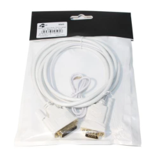 Кабель DVI-D — VGA (перехідник) Atcom 9505 1,8 м білий