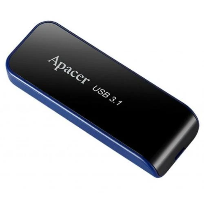 USB-флешка Apacer AH356 на 64 ГБ у чорному корпусі