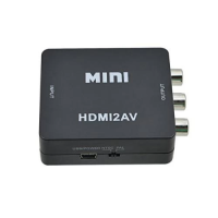 Перехідник HDMI на RCA (конвертер) STLab U-995 чорний