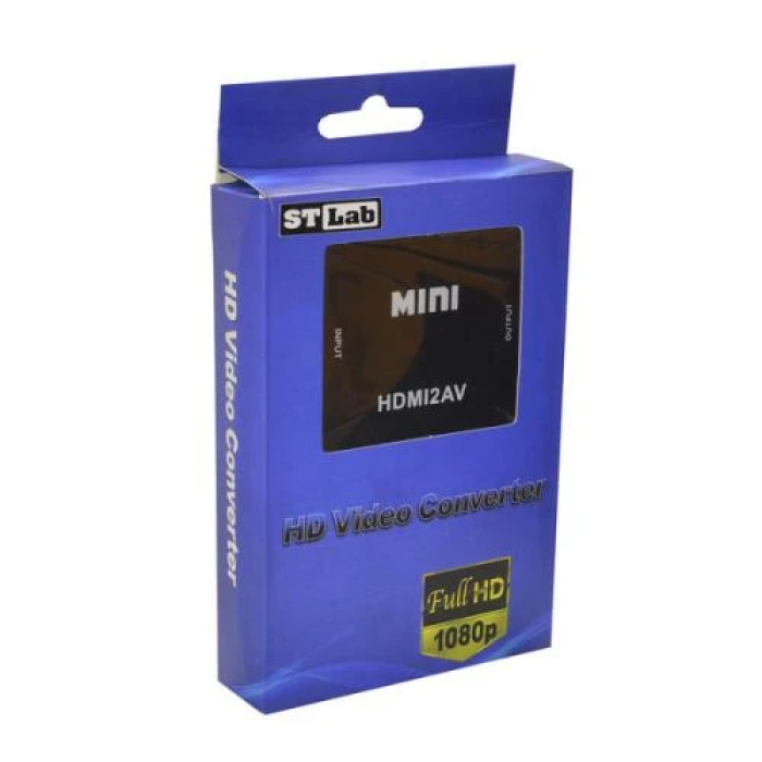 Активний конвертер HDMI на RCA STLab U-995, чорний