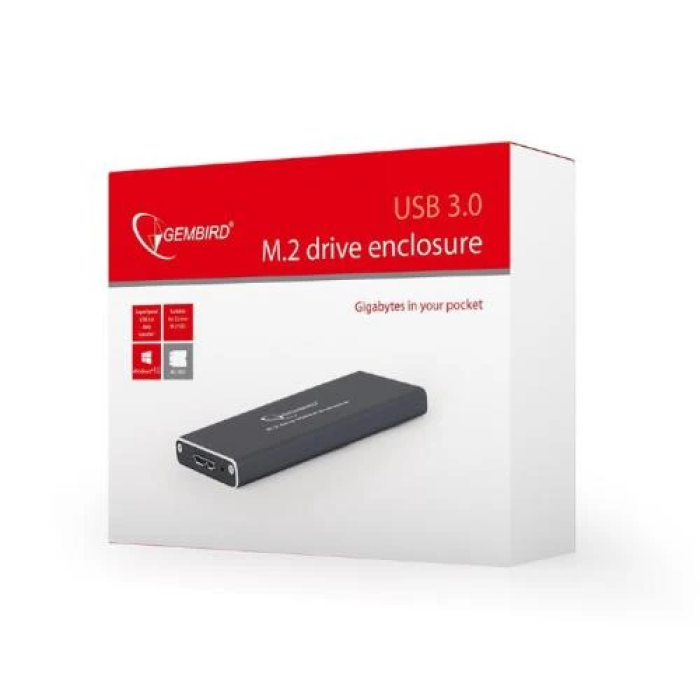 Зовнішня кишеня Gembird для SSD M.2 SATA з USB Type-C