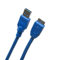 Кабель USB 3.0 (USB-шнур) Extradigital 0,5 м, синій