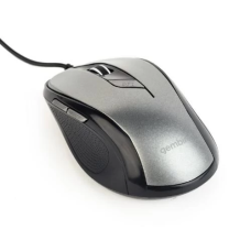 Оптична миша (комп’ютерна мишка) Gembird MUS-6B-01-BG Black/Grey USB, 1600 DPI