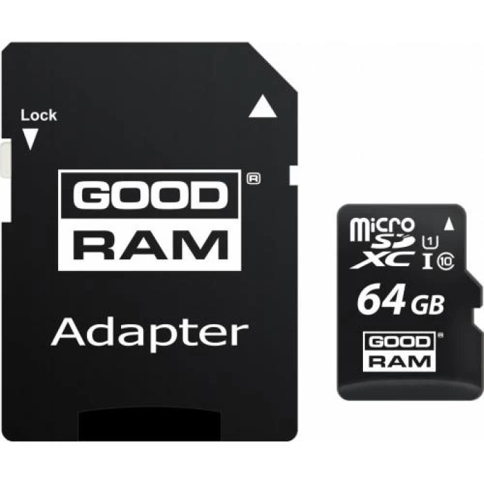Карта пам’яті microSDXC Goodram M1AA 64 ГБ із SD-адаптером