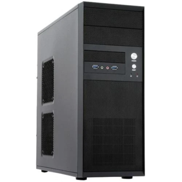 Корпус Chieftec iArena CQ-01B-U3 Midi Tower, чорний, без блока живлення