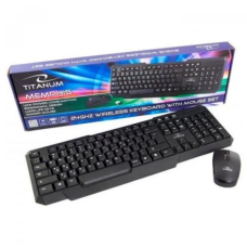 Бездротовий комплект клавіатура і миша (комплект введення) Esperanza TK108UA Black USB
