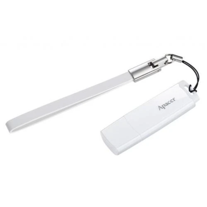 USB-флешка Apacer AH336 на 64 ГБ, біла, USB 2.0
